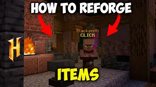 How to Reforge Items in Hypixel Skyblock How to reforge Hypixel Skyblock
