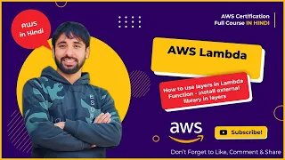 188 - How to use layers in Lambda Function