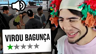 O GTA RP brasileiro PASSOU DOS LIMITES kkkkkkkk