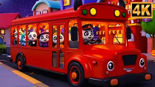 Halloween Wheels on the Bus Scary Cartoon Videos for Kids