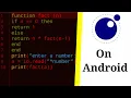 Write and Run Lua Script On Android Qlua app review