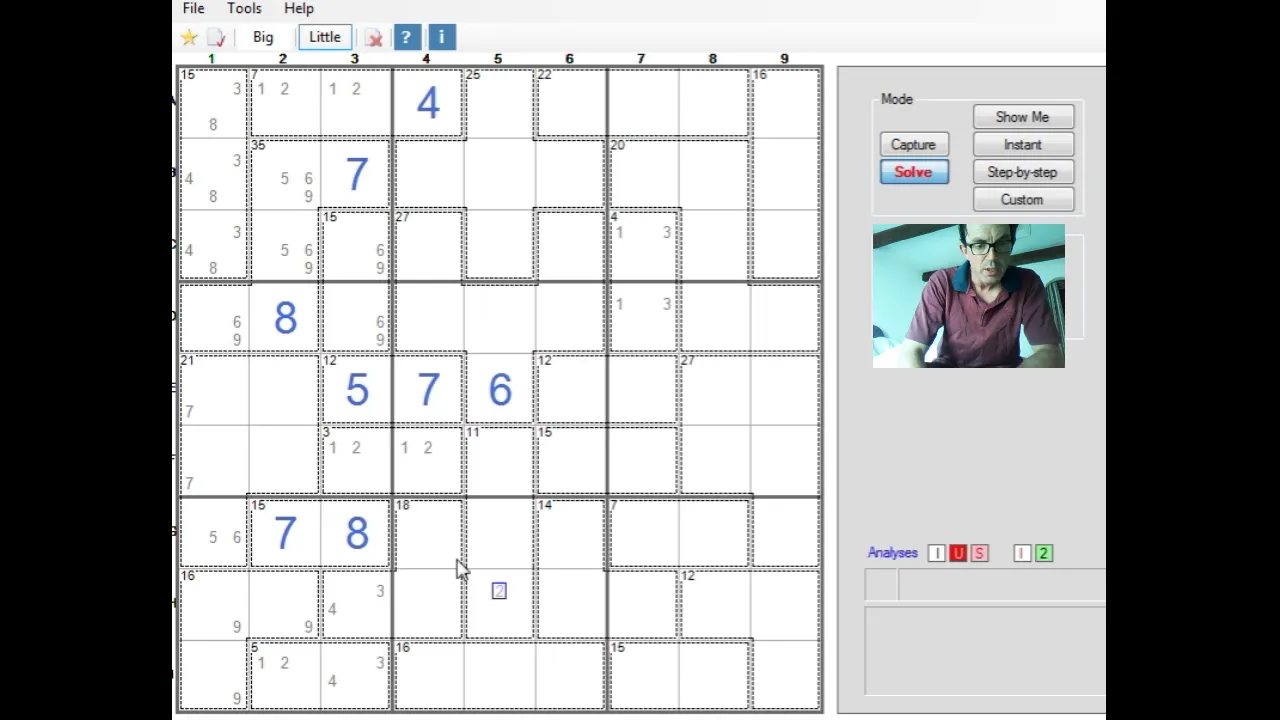 Viewer-requested "Extreme" Killer Sudoku