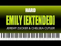 Jeremy Zucker \u0026 Chelsea Cutler – Emily [extended] | HARD Piano Cover