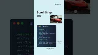New CSS Feature Scroll Snap