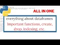 Dataframes In Python ALL IN ONE Important Functions Indexing how to create drop WITH EXAMPLES