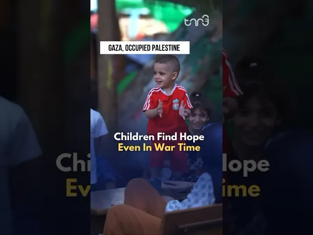 ⁣As the third week of the war on Gaza is in full swing, children find rays of hope amidst tragedy.