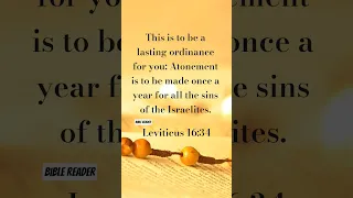 Daily Bible Verse Leviticus 16 34 Atonement And Grace Biblereader Dailybibleverse  Daily Bible Verse Leviticus 16 34 Atonement And Grace Biblereader Dailybibleverse