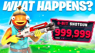 What Happens When The 8-BIT SHOTGUN Reaches 1 MILLION SCORE? | Fortnite MYTHBUSTERS!