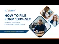 How to E-file 1099-NEC for 2026 in 3 Simple Steps Step by Step Filing Guide