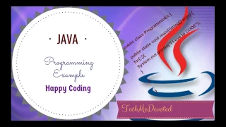 Java Coding Example-Part1 Scanner Class