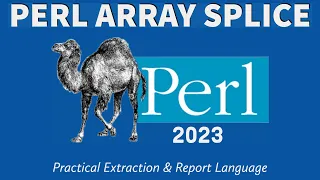 Perl Programming - Array Splice 2023