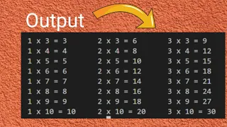 How to print tables in C programscorner C programs