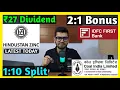 Download Lagu Hindustan Zinc • IDFC First Bank • Coal India • Stocks Declared High Dividend, Bonus \u0026 Split