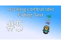 5 Unity tutorial Scrolling combat text - Fading text