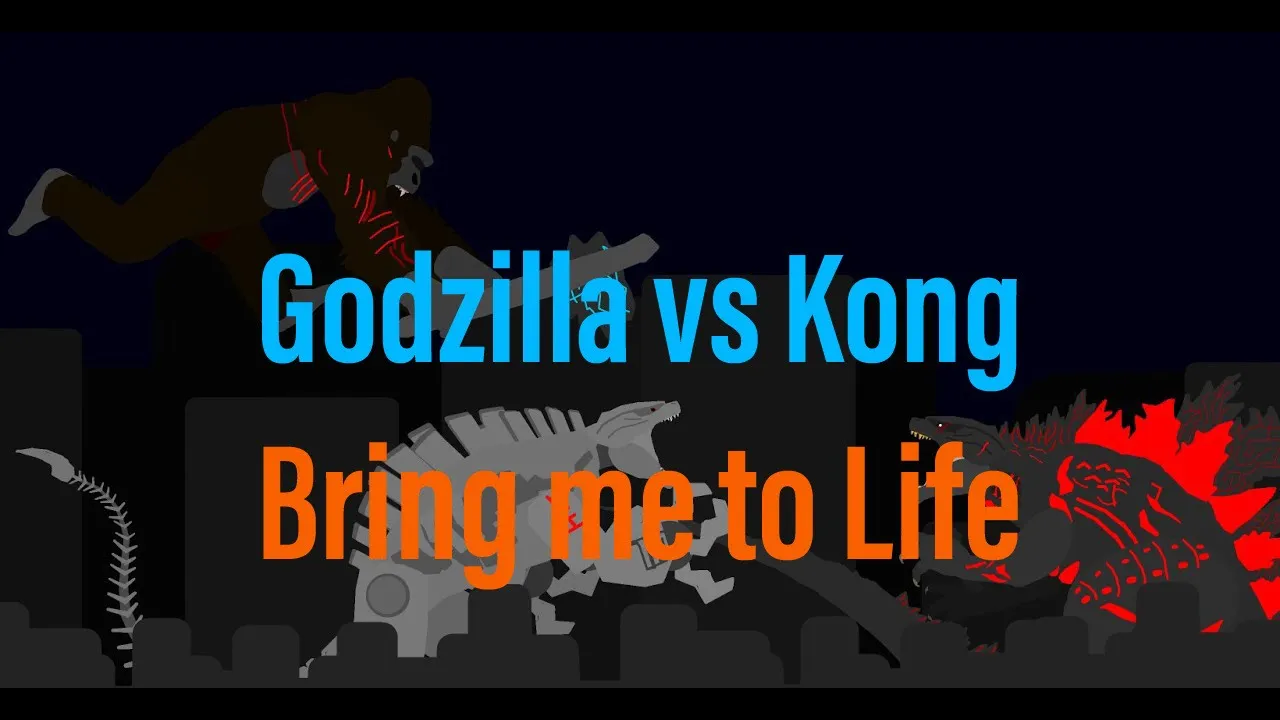 Godzilla vs Kong Animation MMV Bring me to Life