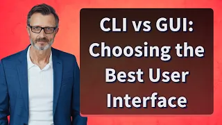 CLI vs GUI Choosing the Best User Interface