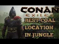 Conan Exiles BEST COAL LOCATION IN JUNGLE EASY COAL FARM 2020