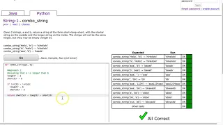 Codingbat - combo