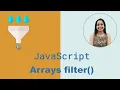 Filter Arrays in JavaScript