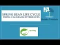18 Spring bean Life Cycle using callback interfaces