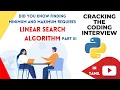 Find Minimum and Maximum number in an Array Data Structures and Algorithm in Tamil pythonfullcourse