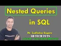 Nested Queries in SQL Sub Queries in SQL SQL Telugu