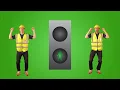 Puistopartio - Liikennevalojumppa | Lastenlauluja työkoneista