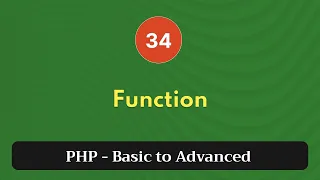 34 Function PHP Tutorial Basic to Advanced PHP 8 2