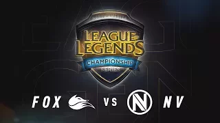 FOX vs. NV - Week 6 Game 1 | NA LCS Summer Split | Echo Fox vs. Team Envy (2017)