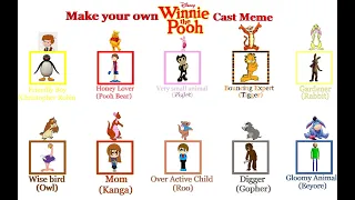 My Winnie The Pooh Cast Meme V 2
