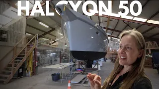 ⛵️ How to built a 50ft aluminum Deck Saloon Sailboat!!  Ep.360
