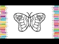 Butterfly Coloring Pages - Learn Coloring for Kids and Toddlers