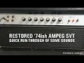 Download Lagu Restored '74ish Ampeg SVT | Quick Run-Through of Some Sounds