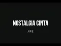 Lagu Awie- Nostalgia Cinta(Lirik)