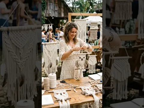 Boho Macrame Workshops #macrame #bohodecor