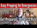 Easy Food Prepping for Emergency Preparedness - Get prepared using the Rule for Beginners