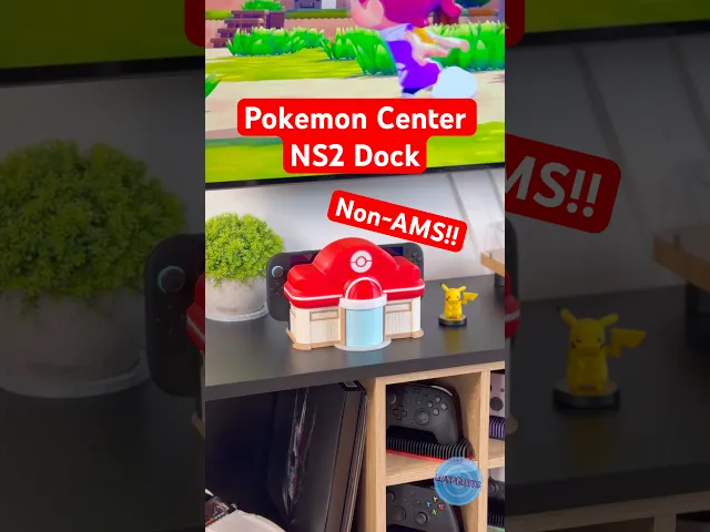 PokeCenter Nintendo Switch 2 Dock Non-AMS version video thumbnail