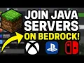 How to Join ANY Java Server from Bedrock Xbox PlayStation Switch