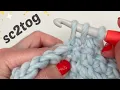 Sc2tog or Single Crochet Two Together How to decrease dec a single crochet stitch for beginners
