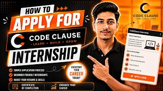 How to apply for codeclause internship 2023 Aditya Kulkarni