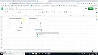 Black Scholes Javascript in Google Sheets