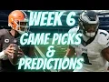 NFL Week 6 Predictions and Picks 2024 ESPN Pick em Week 6