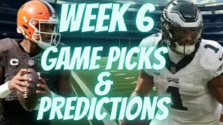NFL Week 6 Predictions and Picks 2024 ESPN Pick em Week 6