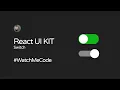 React React Native UIT KIT - Switch Component