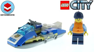 Lego City 30567 Police Water Scooter - Lego Speed Build Review