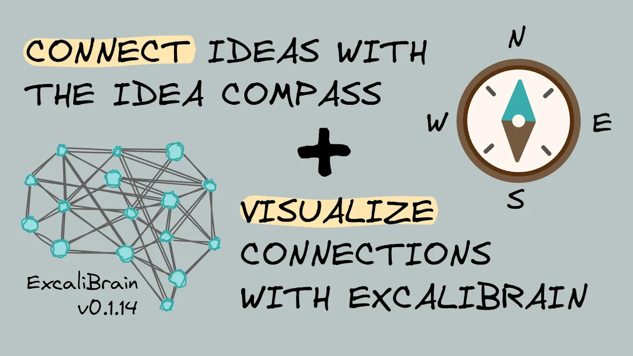 Outline Video Connect Ideas with The Idea Compass and Visualize Connections with ExcaliBrain