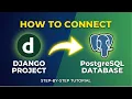 How to Connect PostgreSQL Database with Django Project