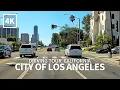 4K LOS ANGELES WESTSIDE - Driving Santa Monica Boulevard Los Angeles California 4K U