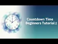 Build Countdown Timer With HTML CSS JS For Beginners P2