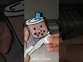 CARA MEMBUAT PAPER SQUISHY BOBA | #papersquishy #diy #squishy